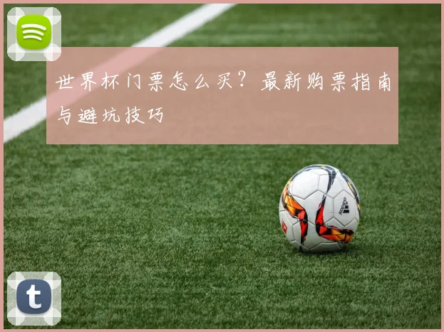 世界杯门票怎么买？最新购票指南与避坑技巧